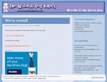 Tablet Screenshot of gratefuldogbakery.wordpress.com