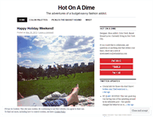 Tablet Screenshot of hotonadime.wordpress.com