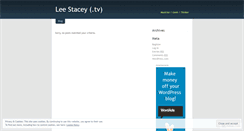 Desktop Screenshot of leestacey.wordpress.com