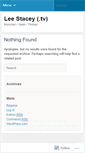 Mobile Screenshot of leestacey.wordpress.com