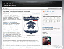 Tablet Screenshot of noticiasmexico.wordpress.com