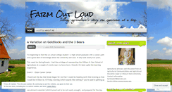 Desktop Screenshot of farmoutloud.wordpress.com