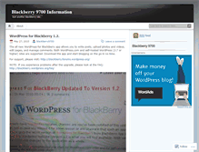 Tablet Screenshot of blackberry9700.wordpress.com