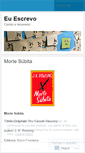 Mobile Screenshot of escrevocontos.wordpress.com
