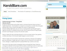 Tablet Screenshot of haroldbare.wordpress.com