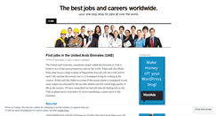 Desktop Screenshot of jobsites.wordpress.com