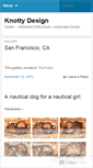Mobile Screenshot of knottydesign.wordpress.com