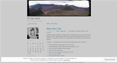 Desktop Screenshot of edenfirmansyah.wordpress.com
