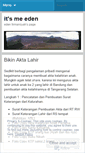 Mobile Screenshot of edenfirmansyah.wordpress.com