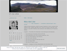 Tablet Screenshot of edenfirmansyah.wordpress.com