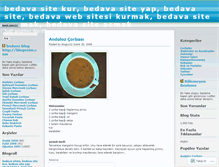 Tablet Screenshot of bedavasitekur.wordpress.com