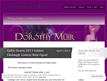 Tablet Screenshot of dorothymuir.wordpress.com