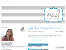 Tablet Screenshot of madphotoanddesign.wordpress.com