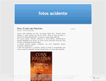 Tablet Screenshot of fotosacidente.wordpress.com