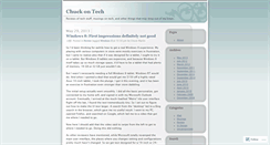 Desktop Screenshot of chuckontech.wordpress.com