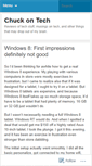 Mobile Screenshot of chuckontech.wordpress.com