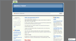 Desktop Screenshot of americantoday.wordpress.com