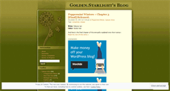 Desktop Screenshot of goldenstarlight.wordpress.com