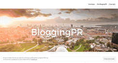 Desktop Screenshot of bloggingpr.wordpress.com