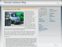 Tablet Screenshot of marcelocarbone.wordpress.com