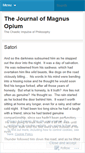 Mobile Screenshot of magnusopium.wordpress.com