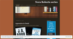 Desktop Screenshot of norarobertsseries.wordpress.com