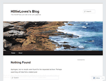 Tablet Screenshot of h0llieloves.wordpress.com