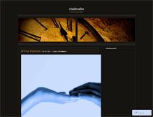 Tablet Screenshot of clockender.wordpress.com