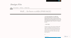 Desktop Screenshot of designfits.wordpress.com