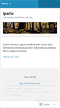 Mobile Screenshot of iparla.wordpress.com