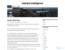 Tablet Screenshot of istanbulintelligence.wordpress.com