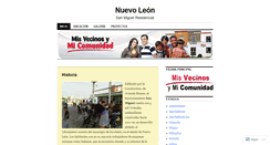 Desktop Screenshot of barriosinfonavitnl.wordpress.com