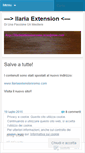 Mobile Screenshot of ilariaextensionroma.wordpress.com