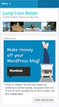 Mobile Screenshot of longcayebelize.wordpress.com