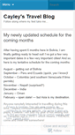 Mobile Screenshot of cayleymoffat.wordpress.com