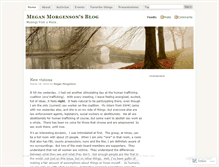 Tablet Screenshot of meganmorgenson.wordpress.com