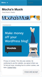 Mobile Screenshot of mochamusik.wordpress.com