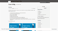 Desktop Screenshot of loseitbig.wordpress.com