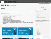 Tablet Screenshot of loseitbig.wordpress.com