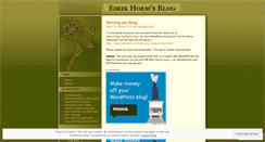 Desktop Screenshot of eirikhoem.wordpress.com