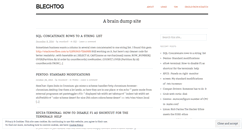 Desktop Screenshot of blechtog.wordpress.com