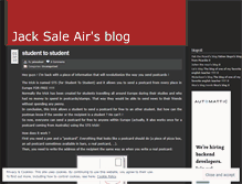 Tablet Screenshot of jacksaleair.wordpress.com