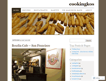 Tablet Screenshot of cookingkos.wordpress.com