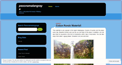 Desktop Screenshot of pesonamalangraya.wordpress.com