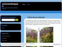 Tablet Screenshot of pesonamalangraya.wordpress.com