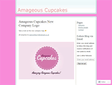 Tablet Screenshot of amageouscupcakes.wordpress.com