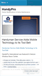 Mobile Screenshot of handypro.wordpress.com