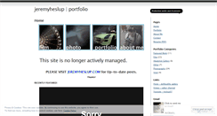 Desktop Screenshot of jeremyheslup.wordpress.com