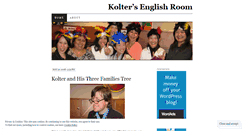 Desktop Screenshot of koltersenglishroom.wordpress.com