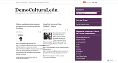 Desktop Screenshot of democulturaleon.wordpress.com